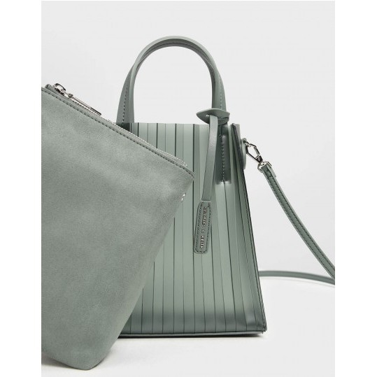 charles & keith translucent tote bag