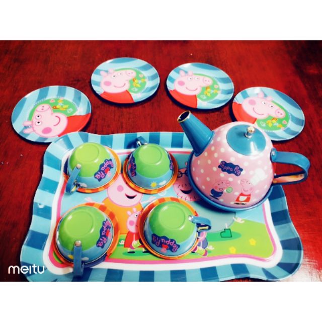 peppa pig tea party set