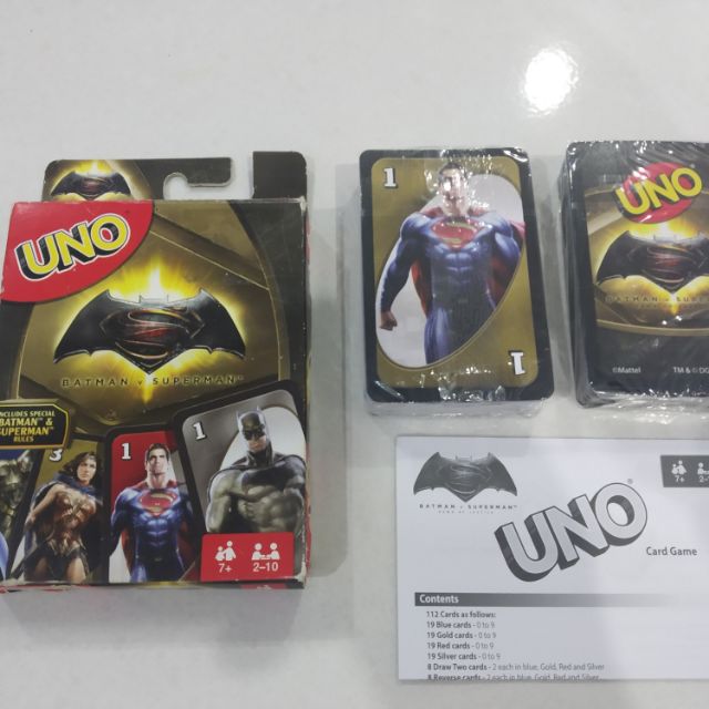 UNO® Batman V Superman | Shopee Malaysia