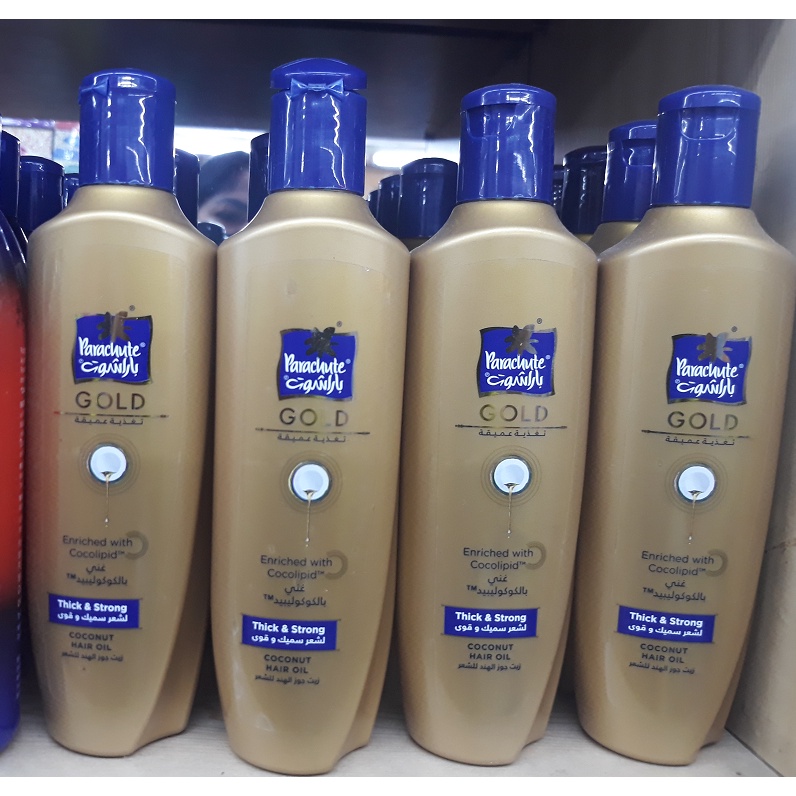 Parachute Gold Coconut Hair Oil -Thick & Strong 200ml 100% Natural  Readystock | Shopee Malaysia