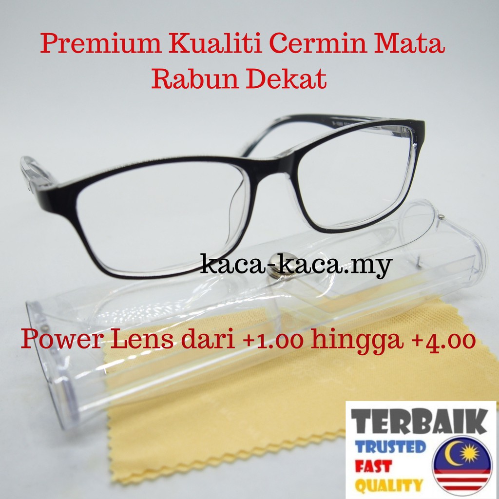 Cermin Mata Rabun Dekat Spek Membaca Power Lens Pilihan Dari 1 00 4 00 Free Gift Shopee Malaysia