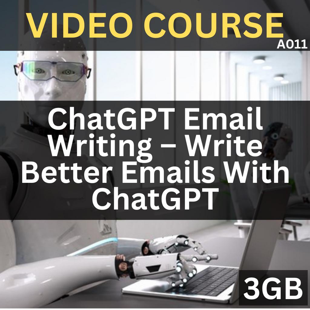 [Video Course] ChatGPT Email Writing – Write Better Emails With ChatGPT | A011 | Udemy