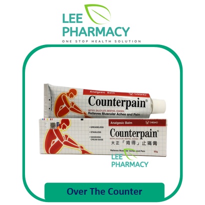 Counterpain Analgesic Cream 60g/120g [Muscle Pain Relieve]