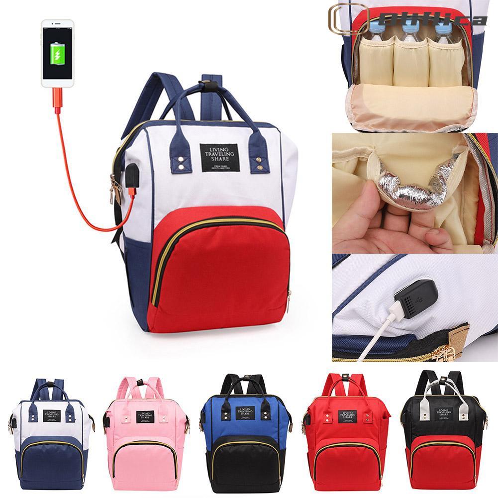 changing bag with usb port