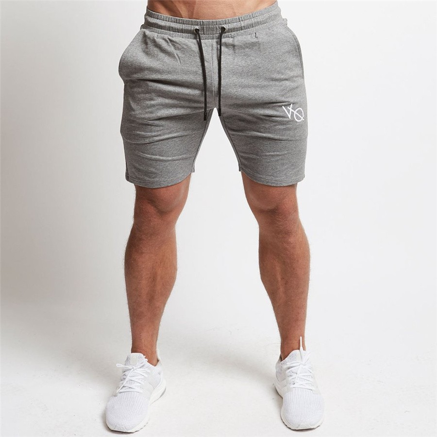 white jogger shorts mens