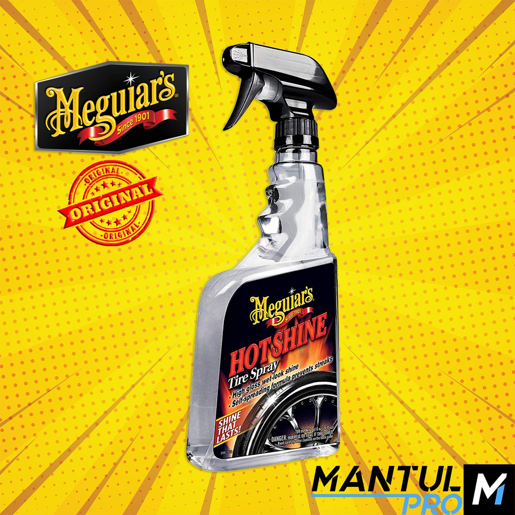 Meguiar's Hot Shine Tire Dressing spray - Shiny Wheels - 710ML