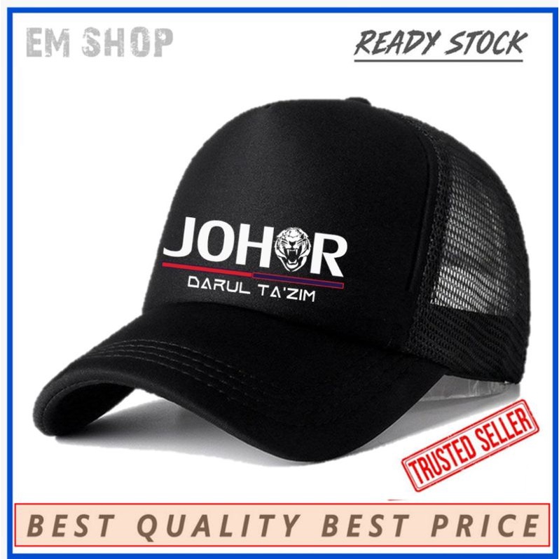 TOPI CAP JOHOR (JDT LINE) MEN AND WOMEN TRUCKER CAP/HAT.