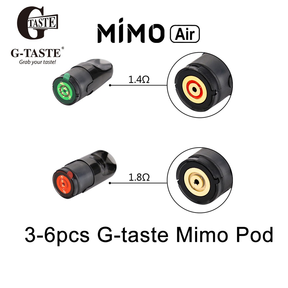 3pcs Original G Taste Mimo Air Cartridge Pod For Mimo Catridge Shopee Malaysia