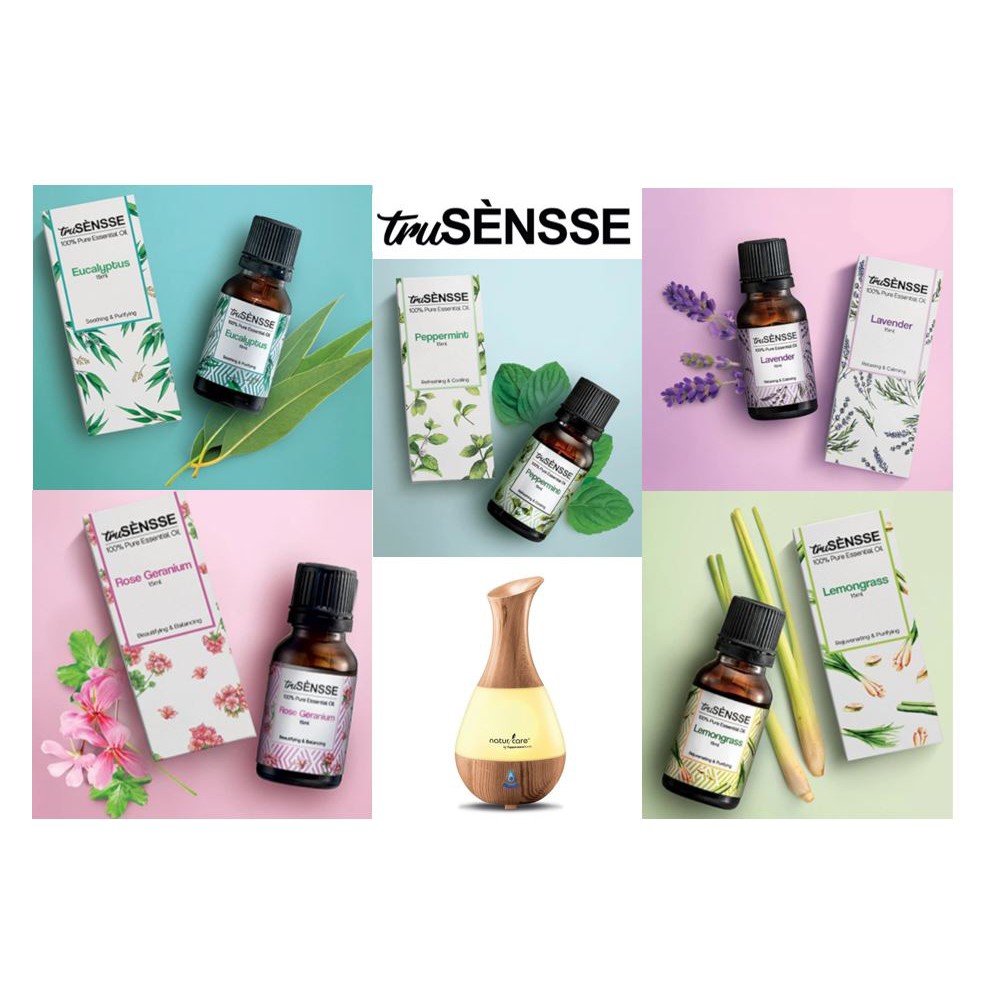 💥HOT ITEMS💥Tupperware truSENSSE 100% Pure Essential Oil 15ml /Tupperware Florea 3-in-1 Aroma Diffuser 200ml