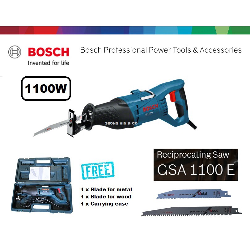 Bosch Gsa1100e Saber Saw Reciprocating Saws Shopee Malaysia