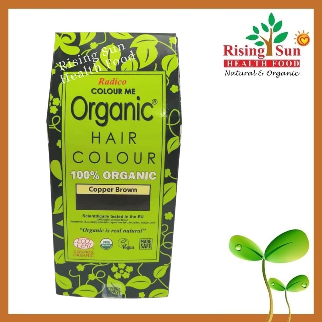 Radico 100% Organic Hair Colour Copper Brown 100G | Shopee Malaysia