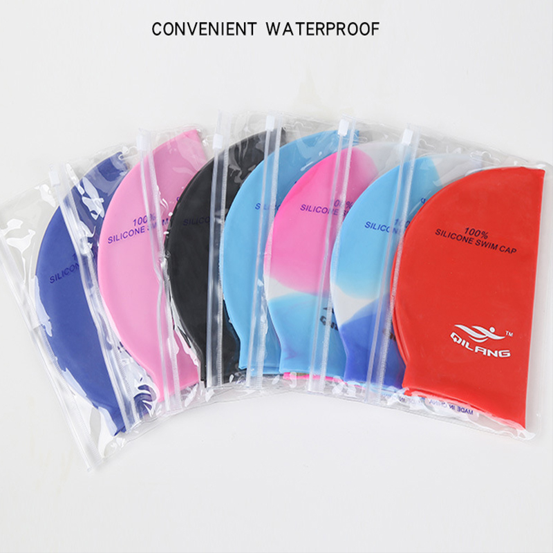 Durable Purpose Outdoor Water Sports Swimming Cap Silicone Adult Waterproof Flat Soft Comfortable hat Premium Quality - Image 3