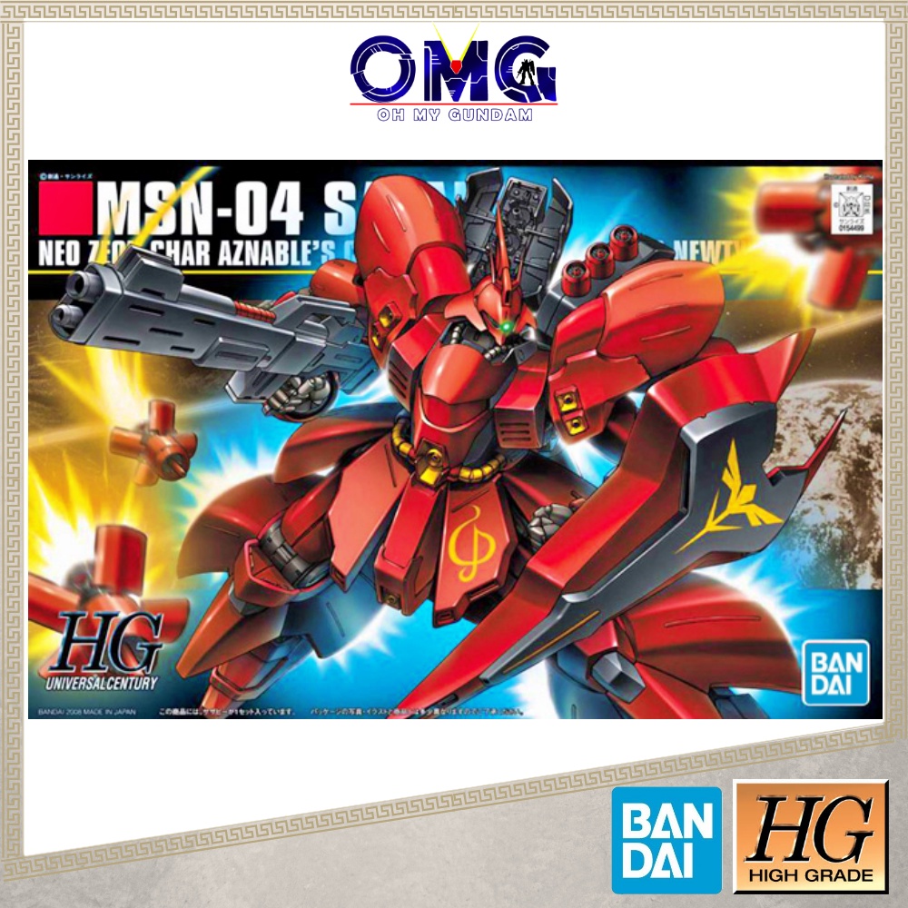 Bandai Hguc Msn 04 Sazabi Gundam Hguc Sazabi Hg Sazabi Hguc Gundam Sazabi 1 144 Sazabi Msn04 Sazabi 5 Omg Shopee Malaysia