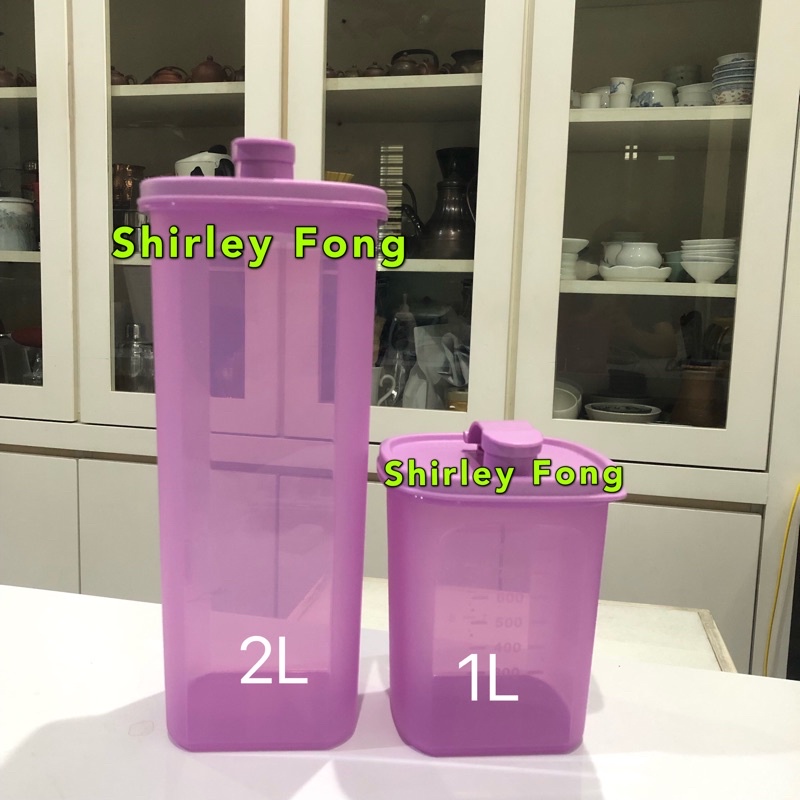 Tupperware 2L + 1L Fridge Water Bottle set (2pcs)