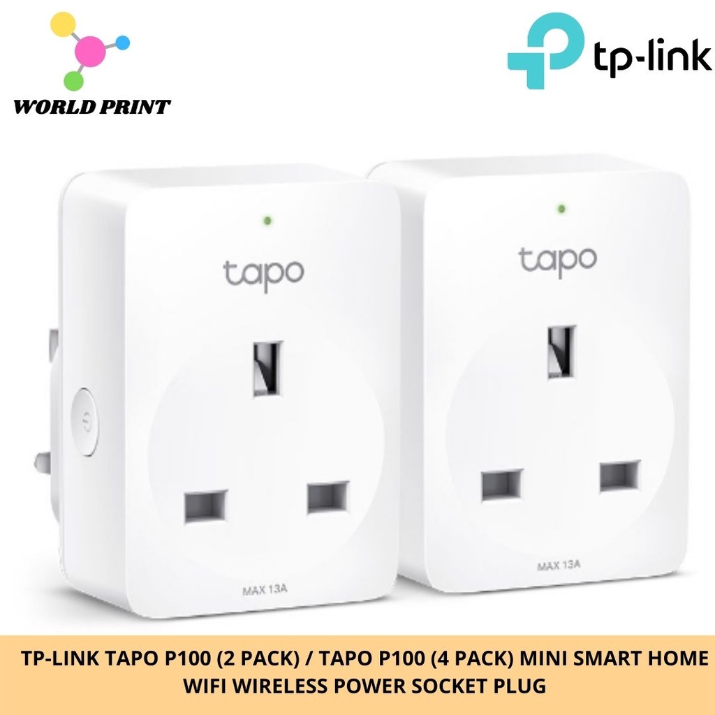 TP-Link Tapo P100 Mini Smart WiFi Socket - Voice Control & Timer ...