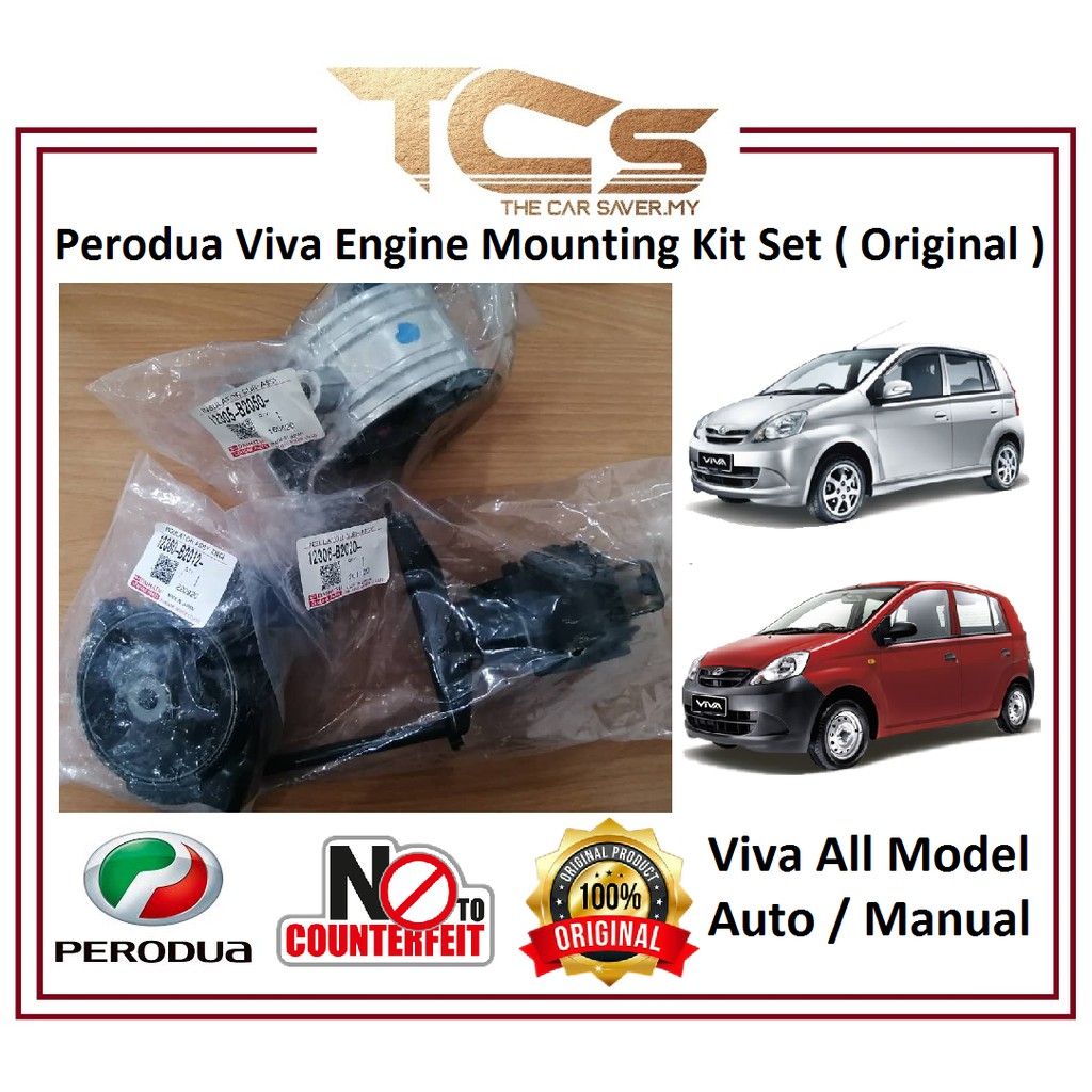 Perodua Viva Engine Mounting Kit Set Original Product