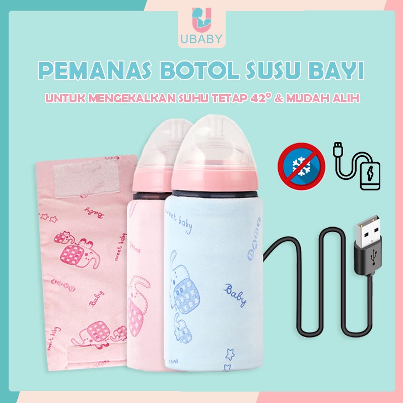 Baby Portable USB Milk Bottle Warmer Heater Storage Baby Nursing Heater Travel Insulation Thermostat