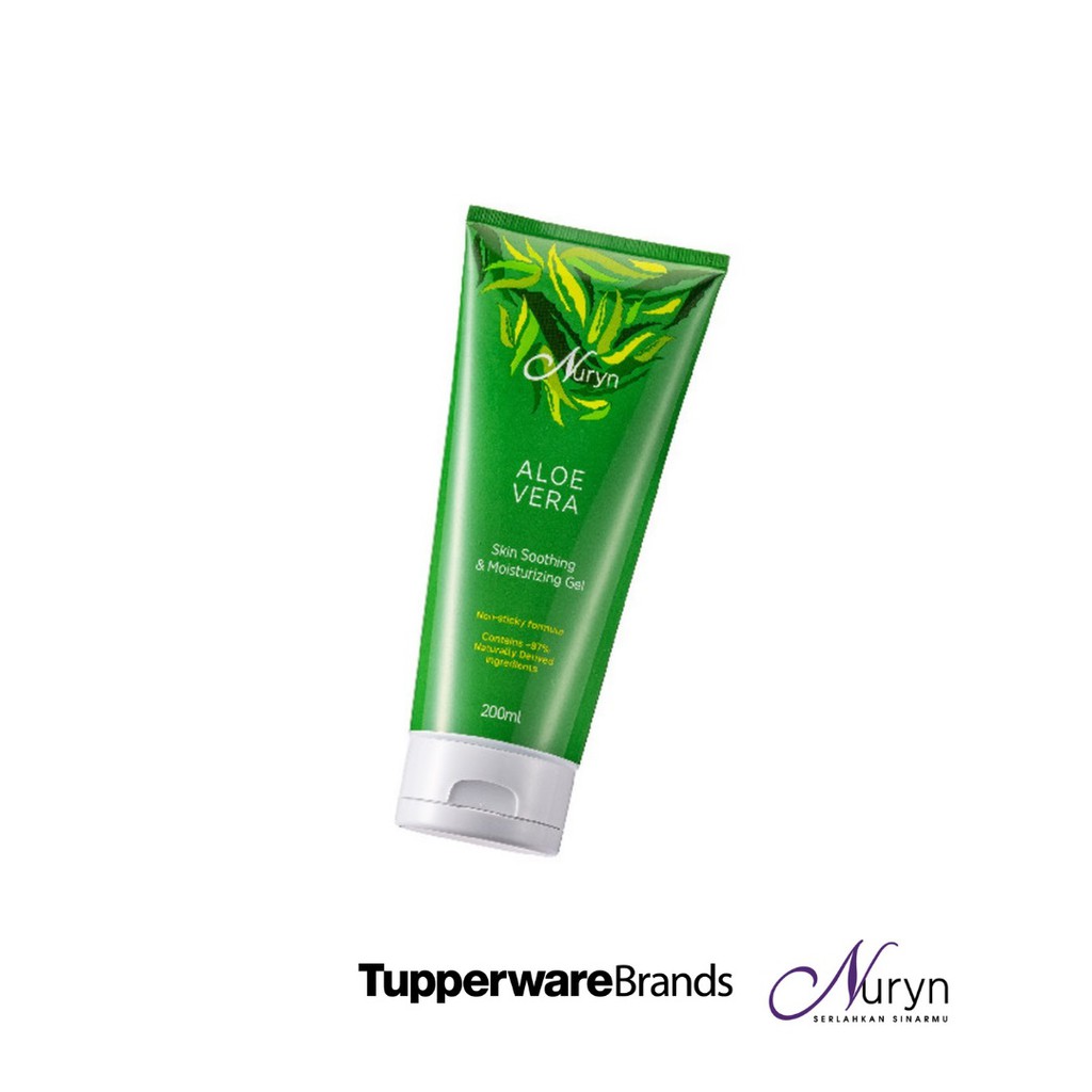 Tupperware Nuryn Aloe Vera Skin Soothing Moisturizing Gel 200ml