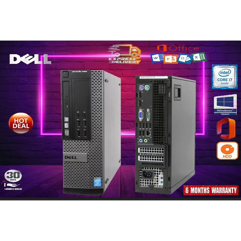 DELL OPTIPLEX 9020 Business Desktops INTEL CORE I74TH GEN/ 8 GB RAM