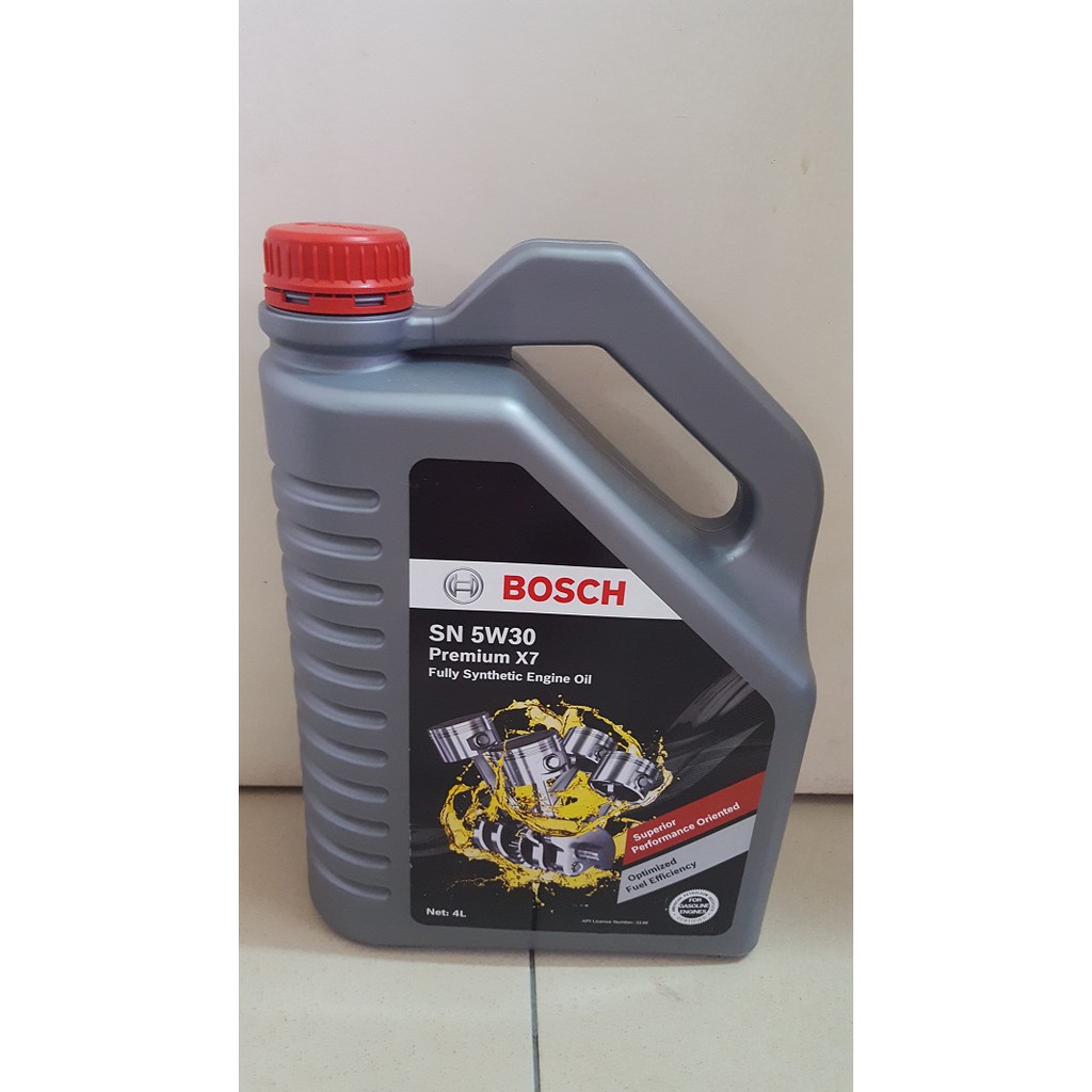 Genuine Bosch Engine Oil Sn 5w30 Premium X7 Fully Synthetic