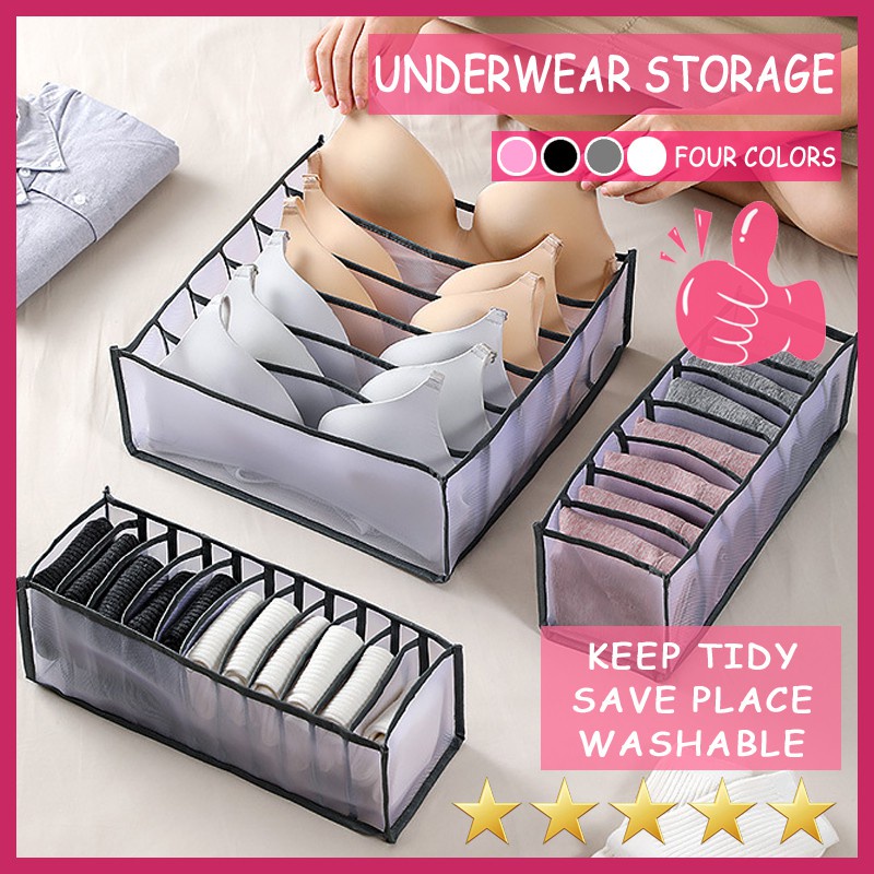 Underwear Bra SHAWL TURBAN hijab Organizer Ikea Style Wardrobe Drawer