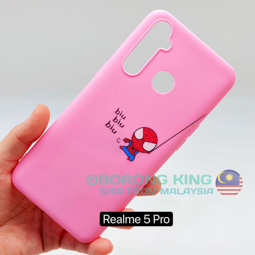 Oppo Realme C2 3 3 Pro Realme 5 5i 5s 5 Pro New Design Cartoon Couple Phone Case Slim Tpu Soft Protective Case Shopee Malaysia