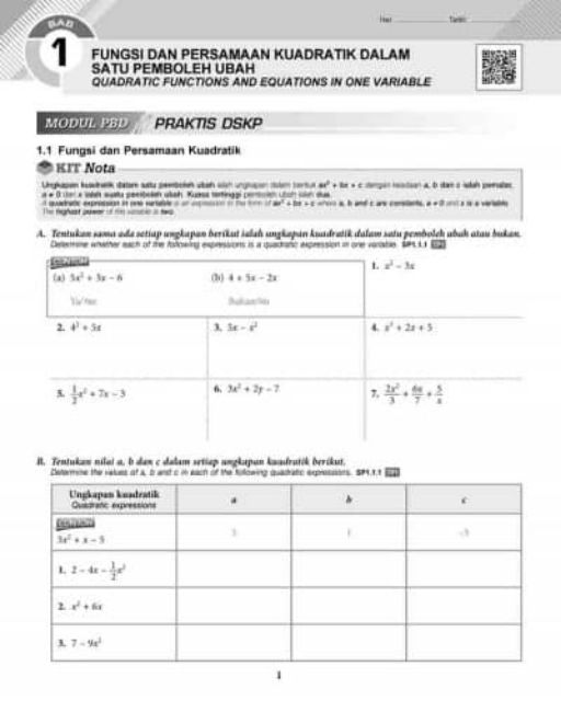 Modul Aktiviti Formula A Matematik Tingkatan 4 Dwibahasa Shopee Malaysia