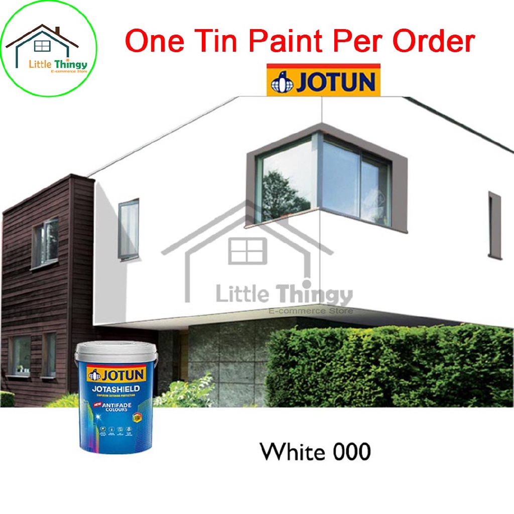 5L Jotun  White Jotashield Antifade Colours Outdoor Wall 