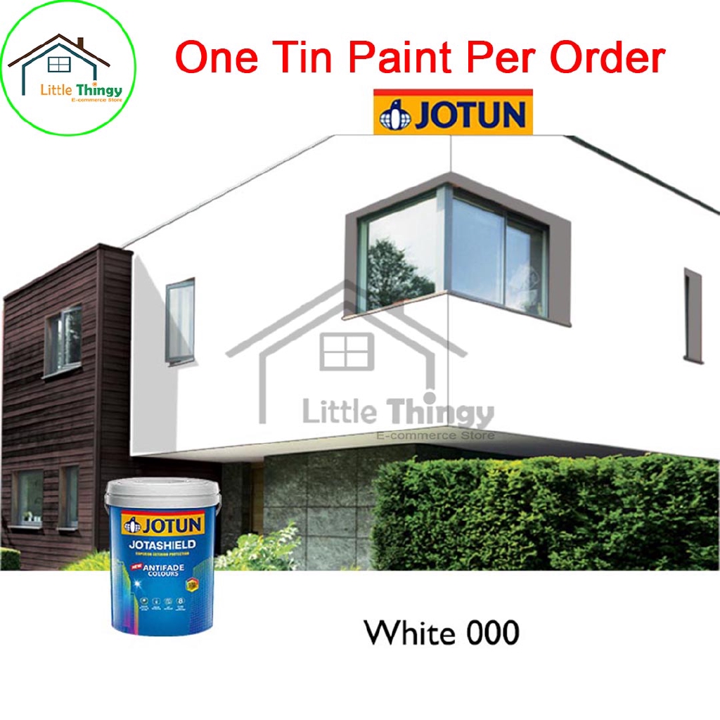 5L Jotun  White Jotashield Antifade Colours Outdoor  Wall 