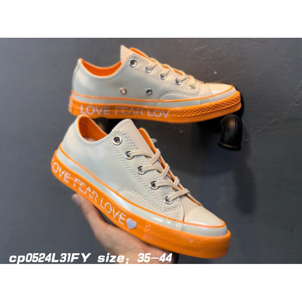 converse love fear love orange