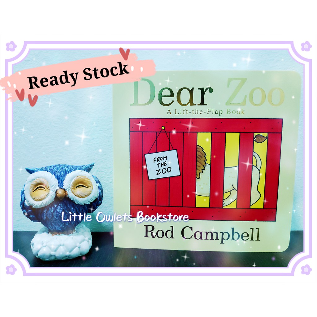 Ready Stock Dear Zoo By Rod Campbell Board Book Children Picture Book Story Book 亲爱的动物园英文纸板书little Owlets Bookstore