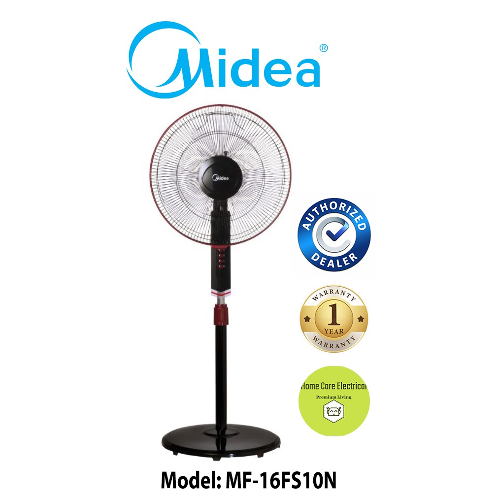 Official Store Midea 3 Blade 16 Stand Fan Mf 16fs10n Blade Stand Fan Shopee Malaysia