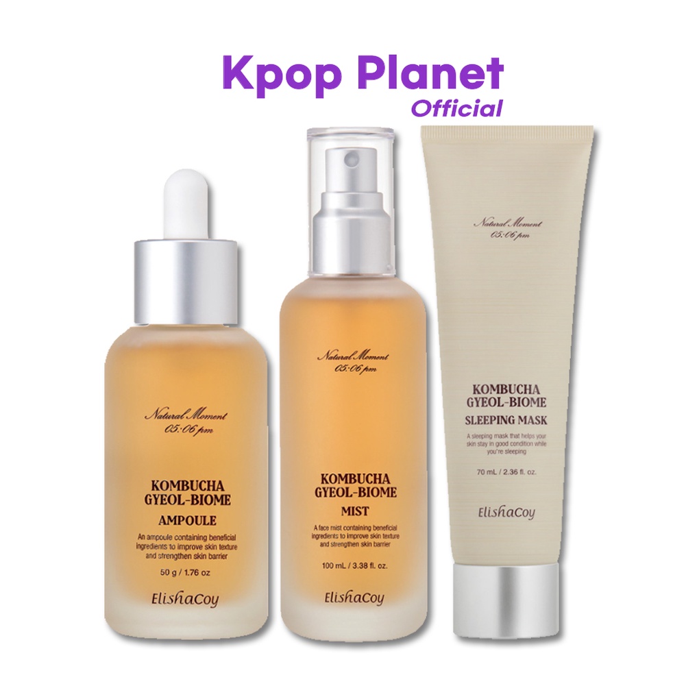 ElishaCoy KOMBUCHA GYEOLBIOME AMPOULE MIST SLEEPING MASK V LIVE Run