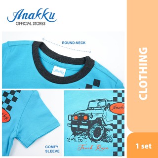 Anakku Baby Boys Clothing Set Baju Bayi Lelaki  Short 