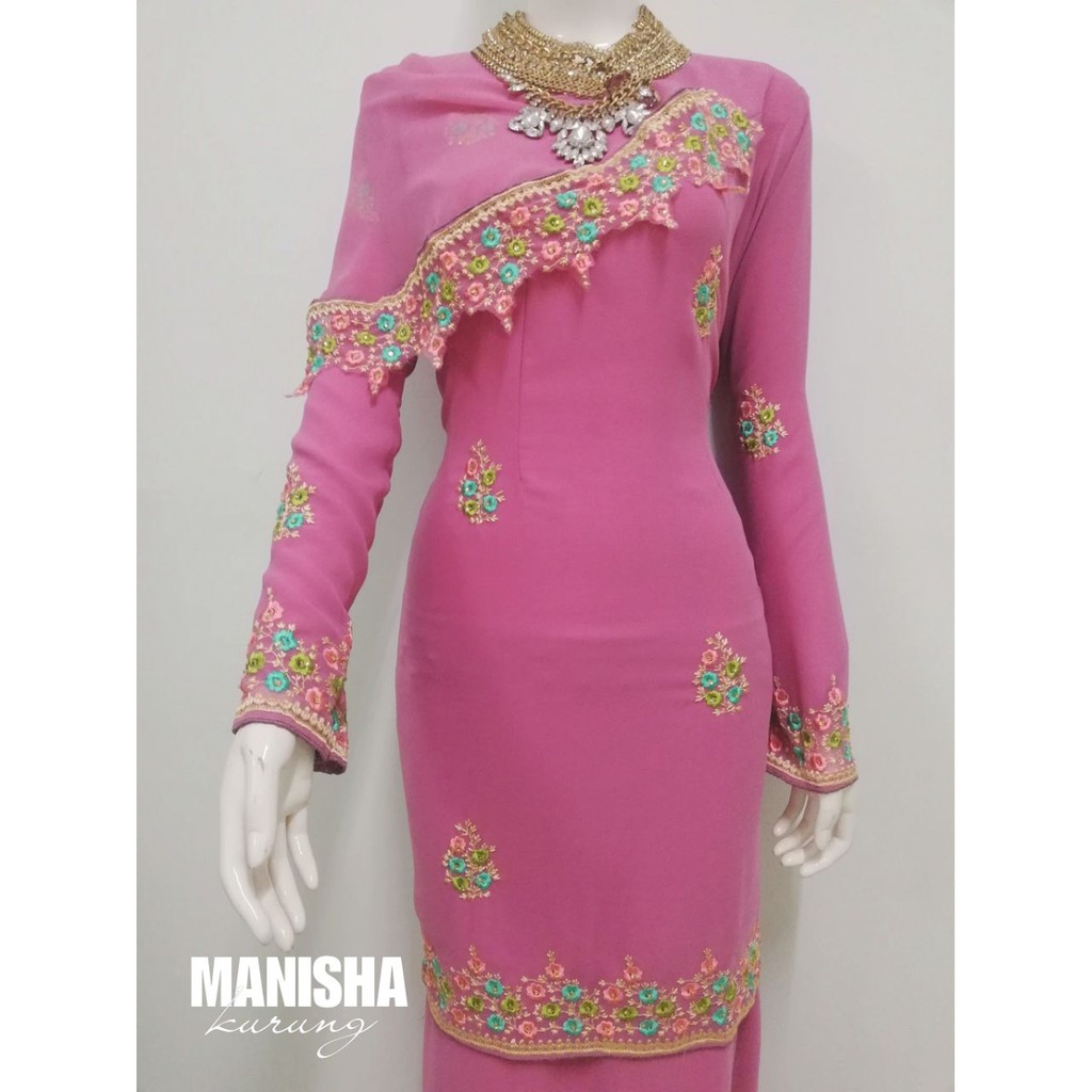READY TO WEAR KURUNG SAREE MANISHA by seni halus | Shopee Malaysia