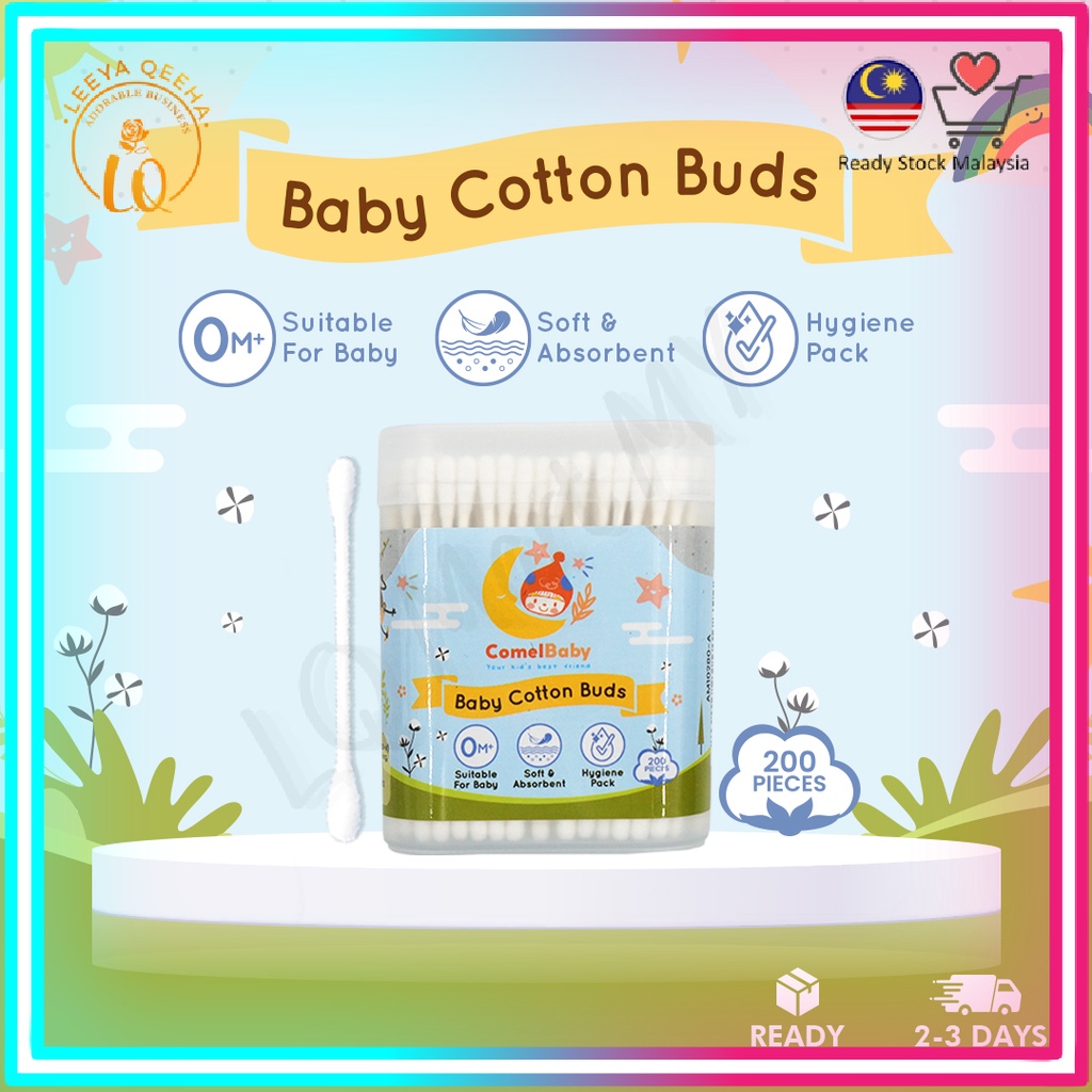 Comelbaby Double Head Baby Cotton Buds Multipurpose Nose Ear Cleaning ...