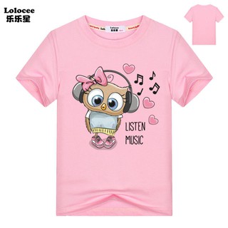 Cute Little Girl Summer Cotton T Shirt Toddler Short Sleeve Graphic Tees Tops Shopee Malaysia