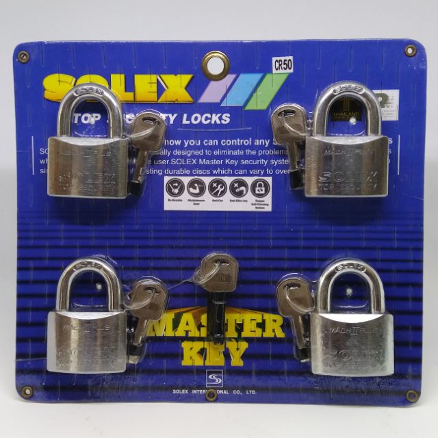 master key padlock