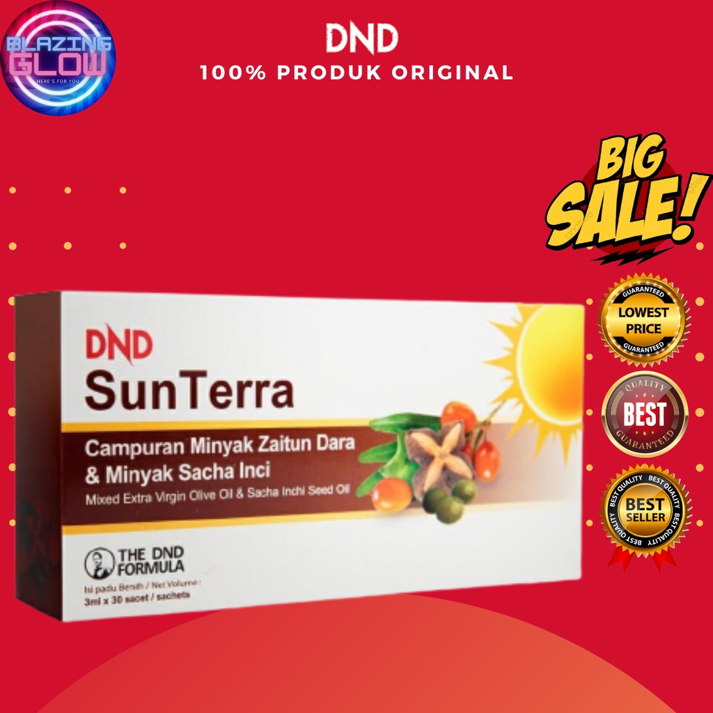 DND SunTerra Dr Noordin Darus D3K2, Vitamin A, Omega 3, 6, 7 & 9, Sacha