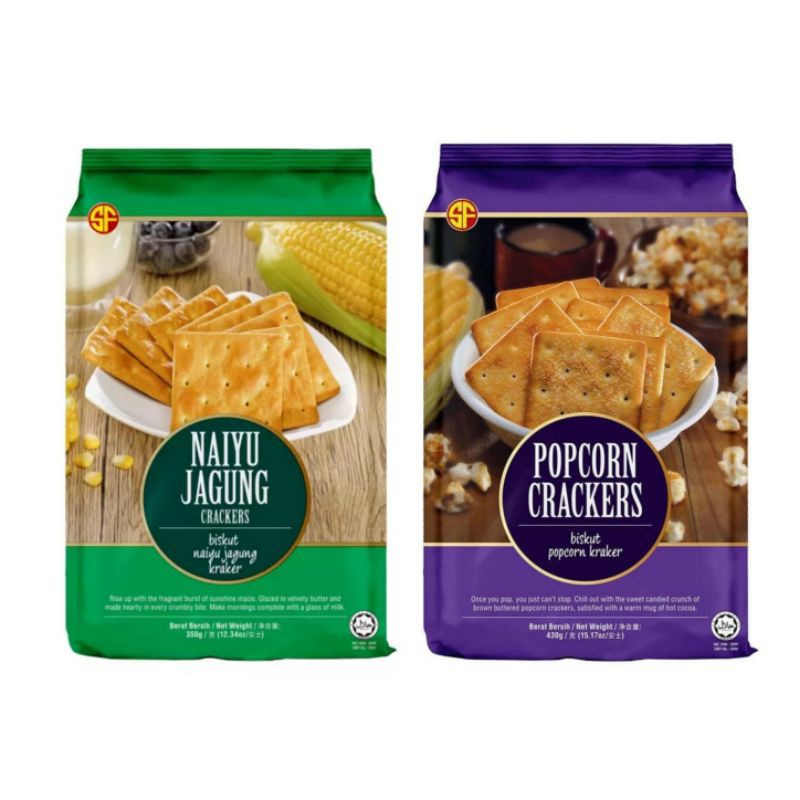 Ready Stock Shoon Fatt Naiyu Jagung Popcorn Crackers Biscuit