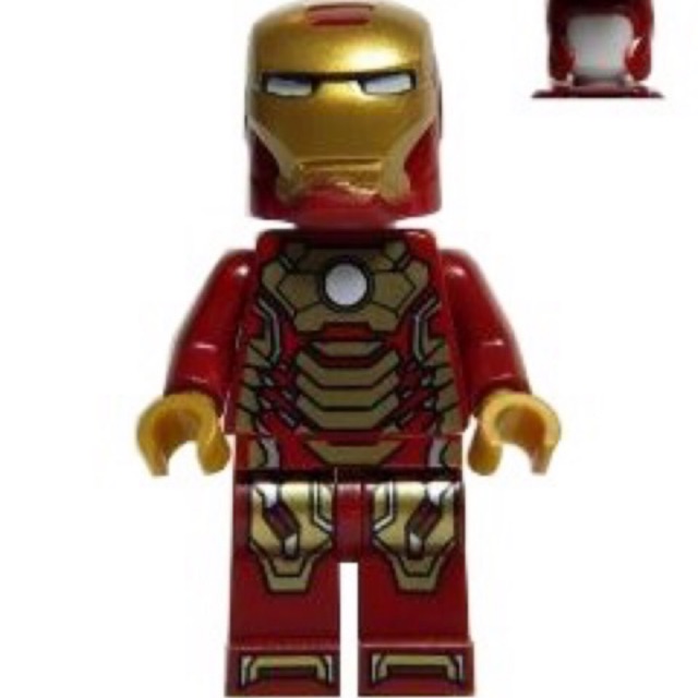 lego white iron man