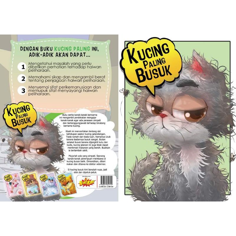 READY STOCK BOOK 🇲🇾 📮📮 Buku kucing seram diva comel penakut - rumah
kucing sinopsis