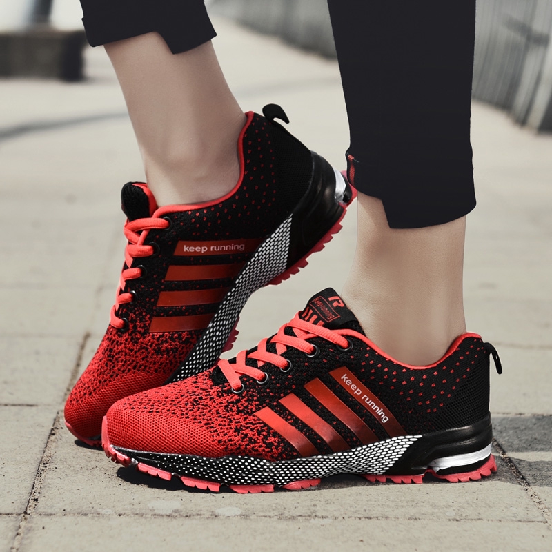 adidas keep running red