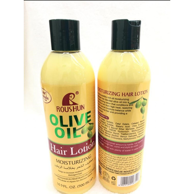 Roushun Olive Oil hair Lotion 500ml Shopee Malaysia