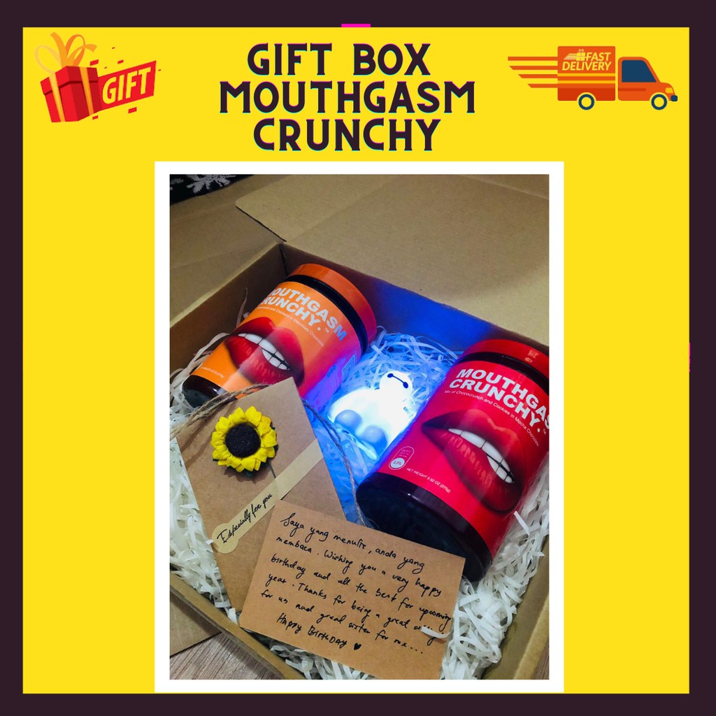 Buy Gift Box Set Mouthgasm Crunchy Free Gift Surprise Premium Mocha Chocolate Cookies Crunchy Seetracker Malaysia