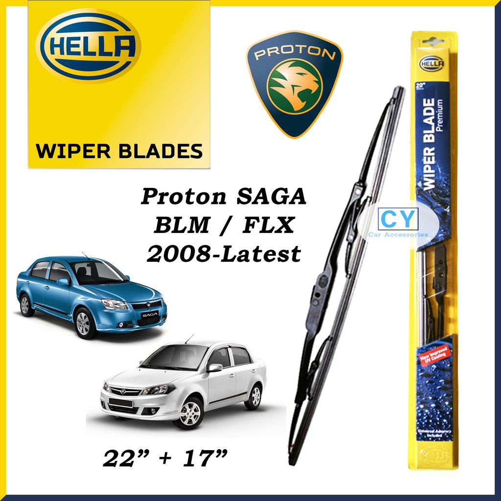 HELLA Premium Wiper Blades Proton Saga BLM / FLX Wiper Blades 22