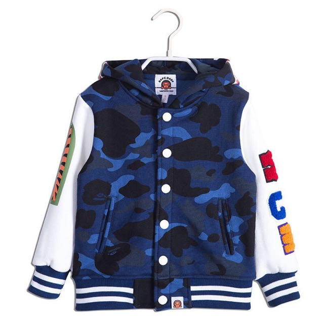 bape shark baseball jacket