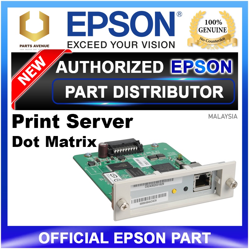 OFFICIAL EPSON 10 100 base TX Internal Print Server Rev5