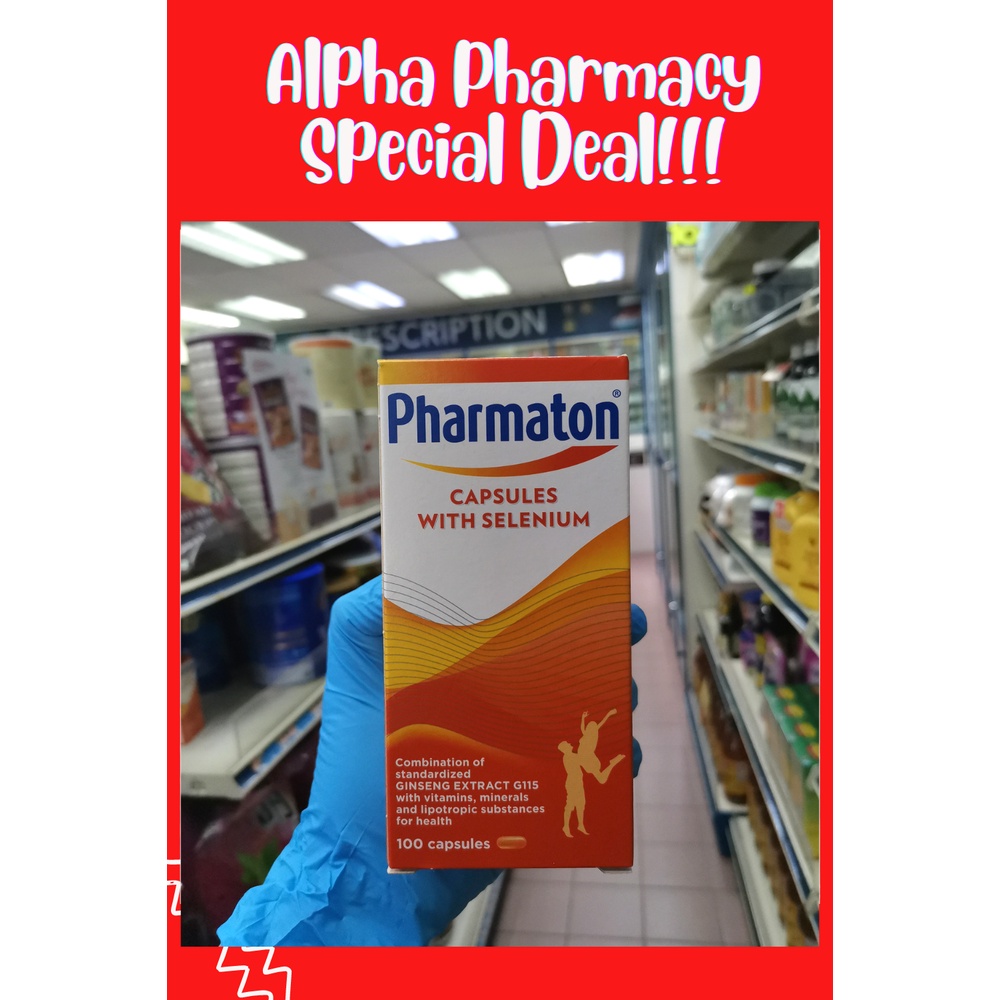 Pharmaton Multivitamin Capsules with Selenium 100s+30s 100s 30s