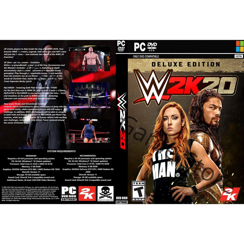 (PC) WWE 2K20 Deluxe Edtion Shopee Malaysia